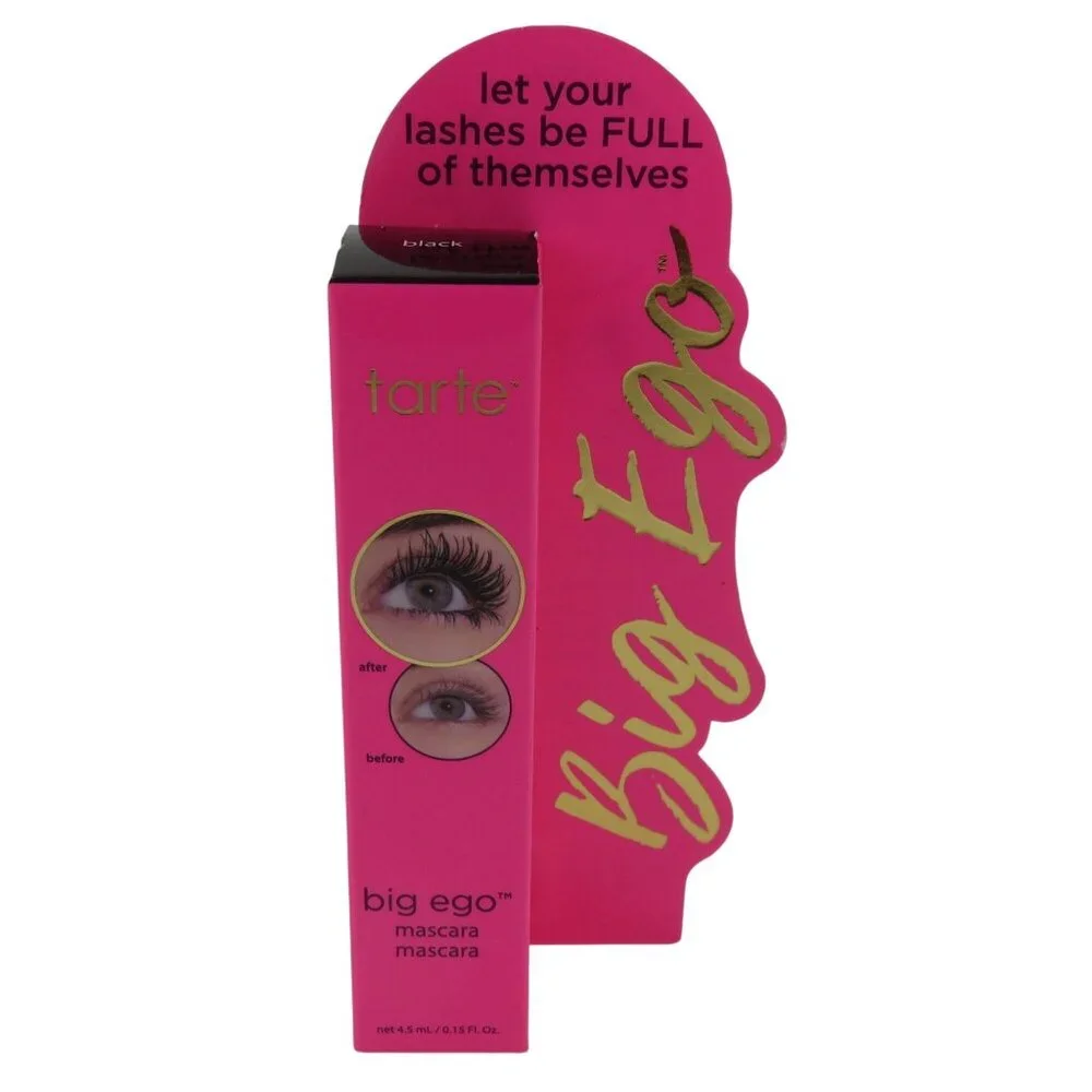 Tarte Big Ego Mascara Black .15 fl oz NEW Factory Sealed Lashes Eyelashes NIB